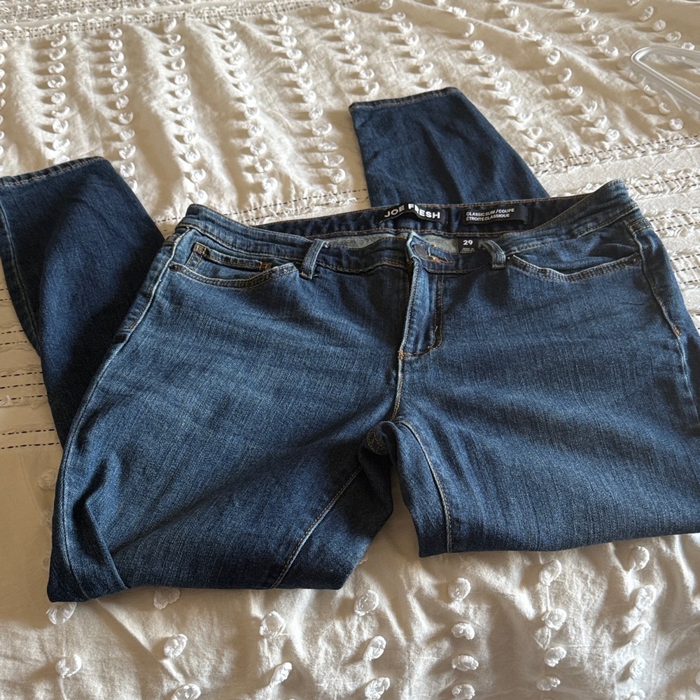 Joe Fresh Women's Deep Blue Skinny Jeans
#5
